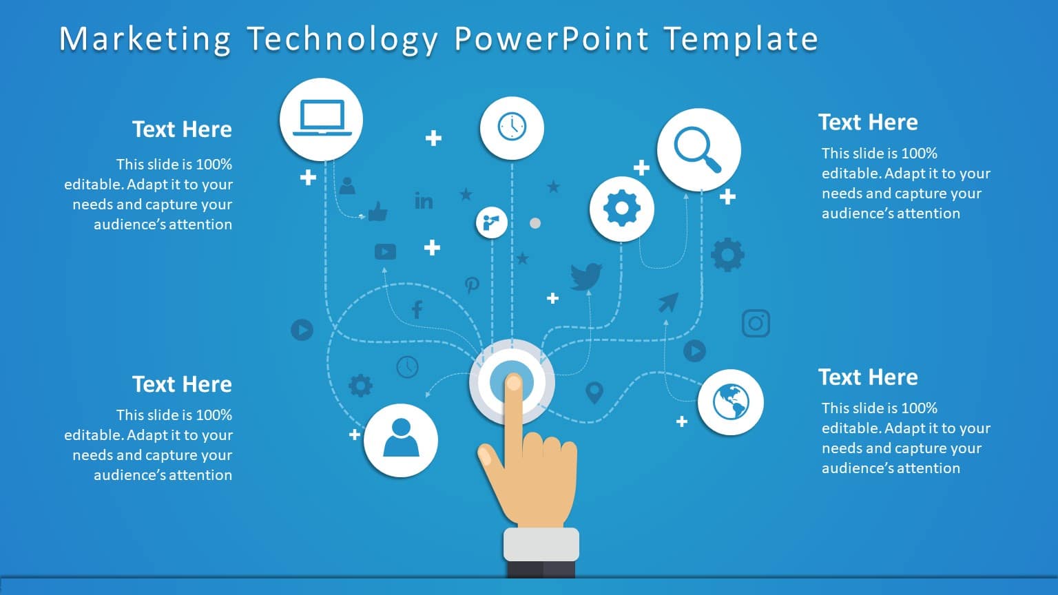 Marketing Technology 02 PowerPoint Template & Google Slides Theme