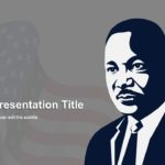 Martin Luther Cover PowerPoint Template & Google Slides Theme
