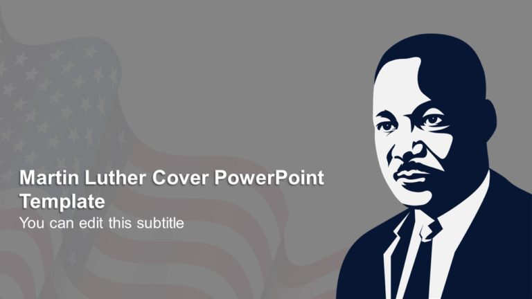 Martin Luther Cover PowerPoint Template & Google Slides Theme