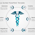 Medical Caduceus Symbol PowerPoint Template & Google Slides Theme