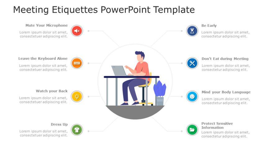 Meeting Etiquettes 03 PowerPoint Template