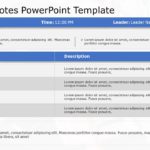 Meeting Notes 04 PowerPoint Template & Google Slides Theme