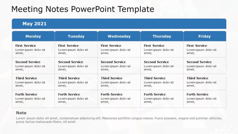 Meeting Notes 05 PowerPoint Template & Google Slides Theme