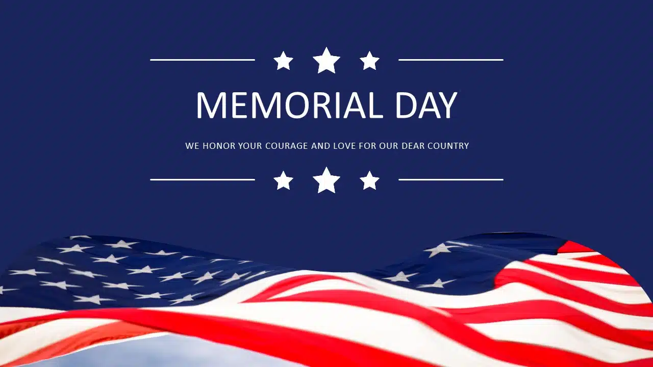 Memorial Day 09 PowerPoint Template & Google Slides Theme