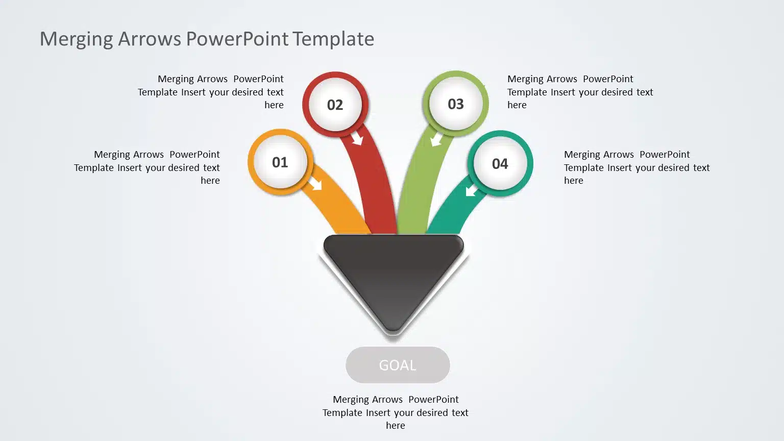 Merging Arrows 01 PowerPoint Template & Google Slides Theme