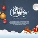 Merry Christmas Greetings PowerPoint Template & Google Slides Theme