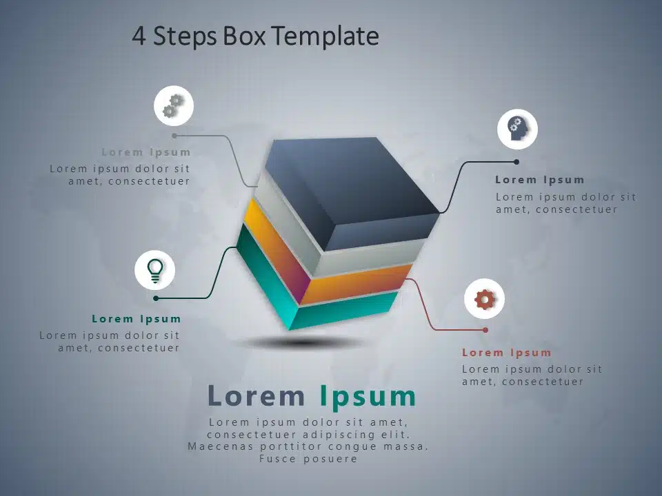 Metaslider-ItemID-4009-4 Steps Box PowerPoint Template-4x3