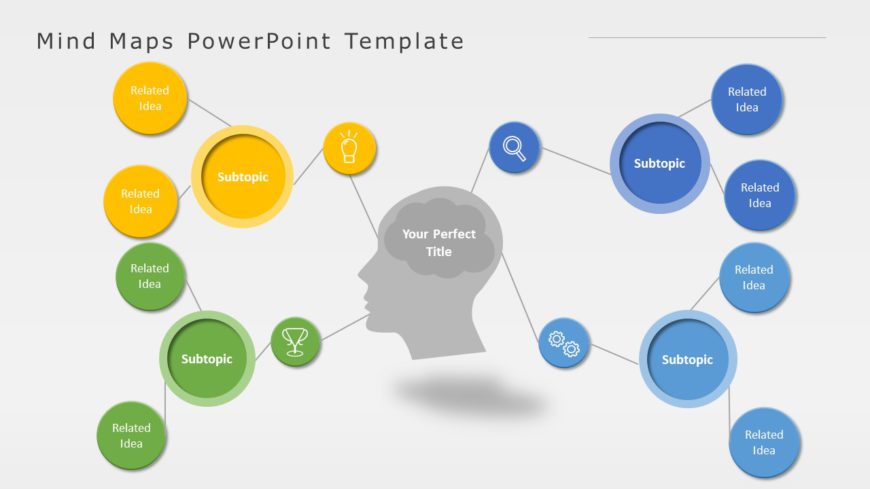 Mind Maps 01 PowerPoint Template