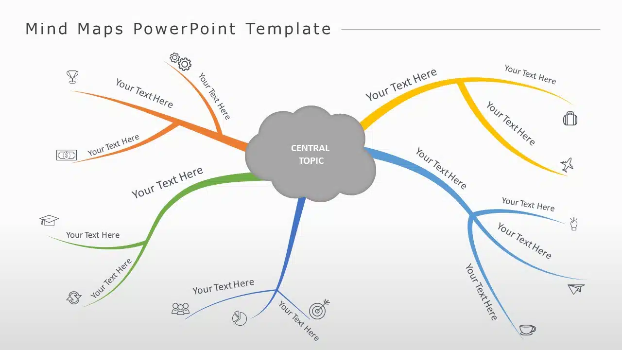 Mind Maps 05 PowerPoint Template & Google Slides Theme