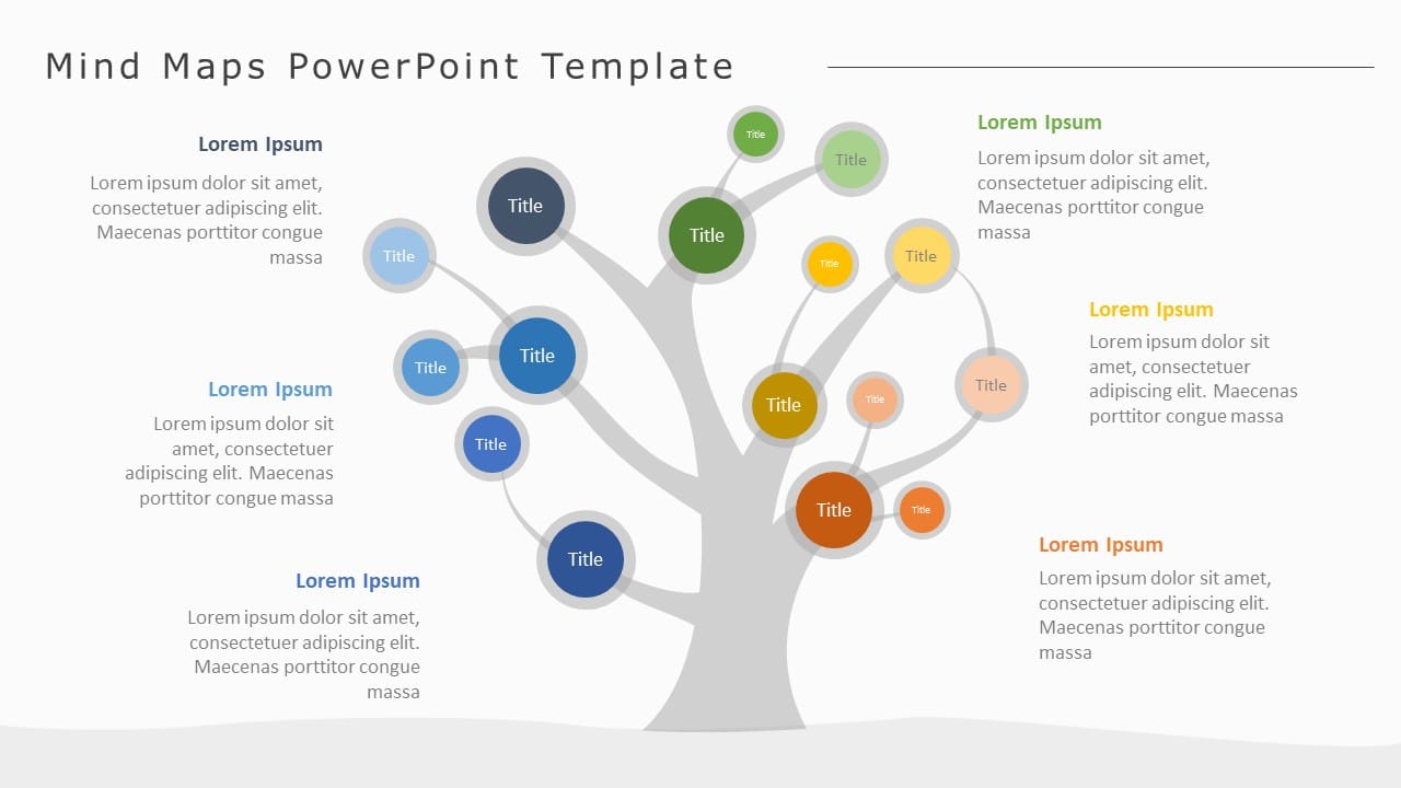 Mind Maps 06 PowerPoint Template & Google Slides Theme