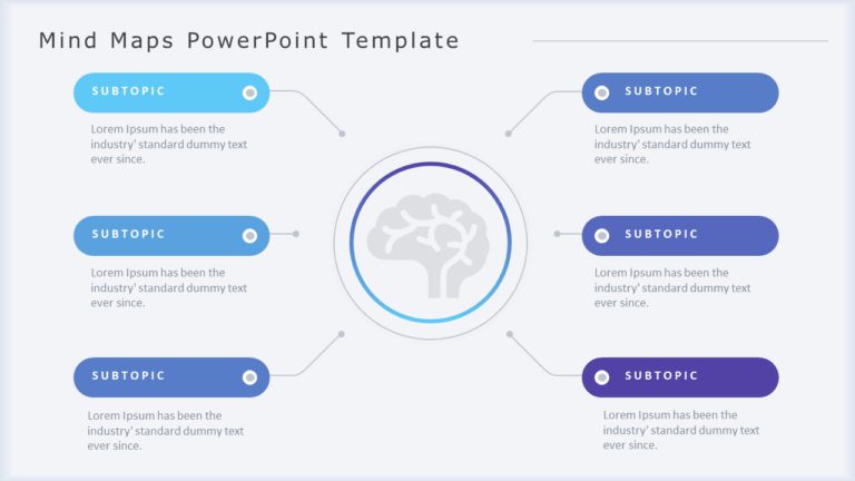 Mind Maps 09 PowerPoint Template & Google Slides Theme