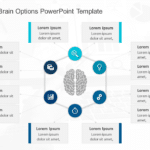 Mindmap Brain Options PowerPoint Template & Google Slides Theme