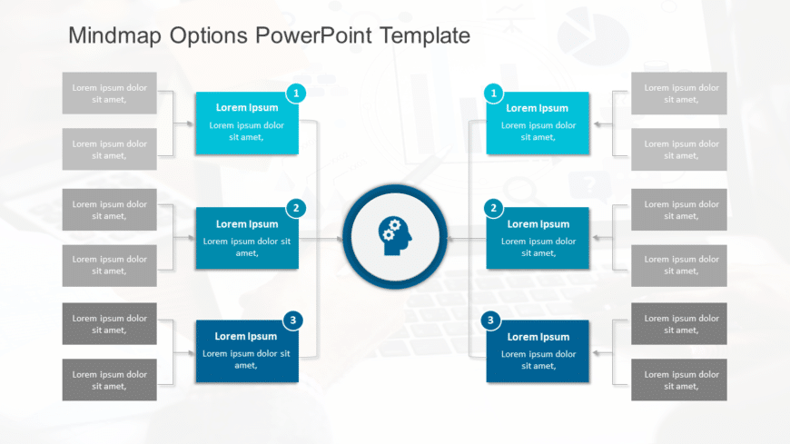 Mindmap Options PowerPoint Template