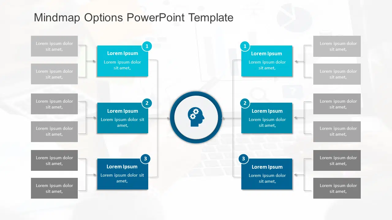 Mindmap Options PowerPoint Template & Google Slides Theme