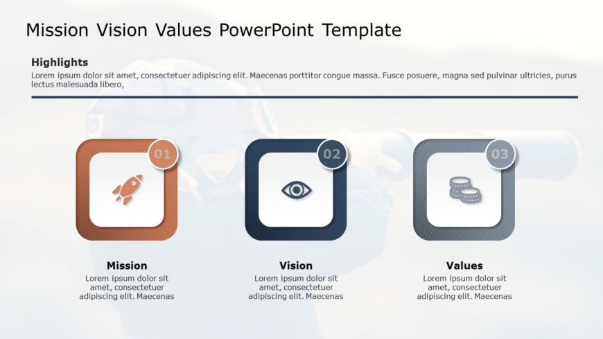 Mission Vision Values PPT PowerPoint Template