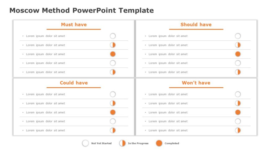 MoSCow Method 01 PowerPoint Template