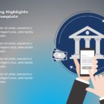 Mobile Banking Highlights PowerPoint Template & Google Slides Theme