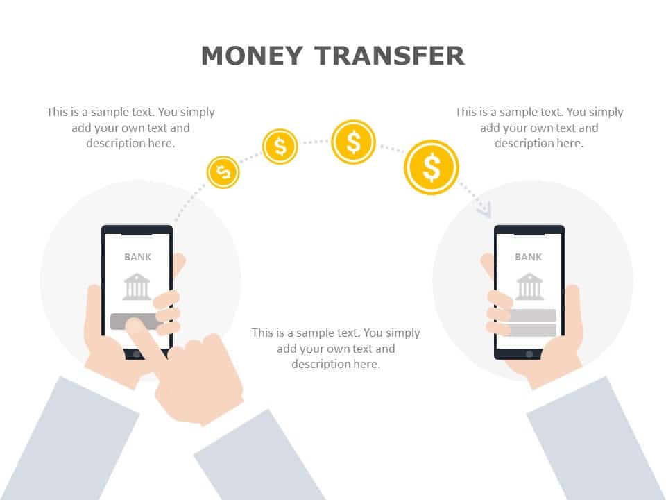 Mobile Banking Transactions PowerPoint Template