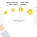 Mobile Banking Transactions PowerPoint Template & Google Slides Theme