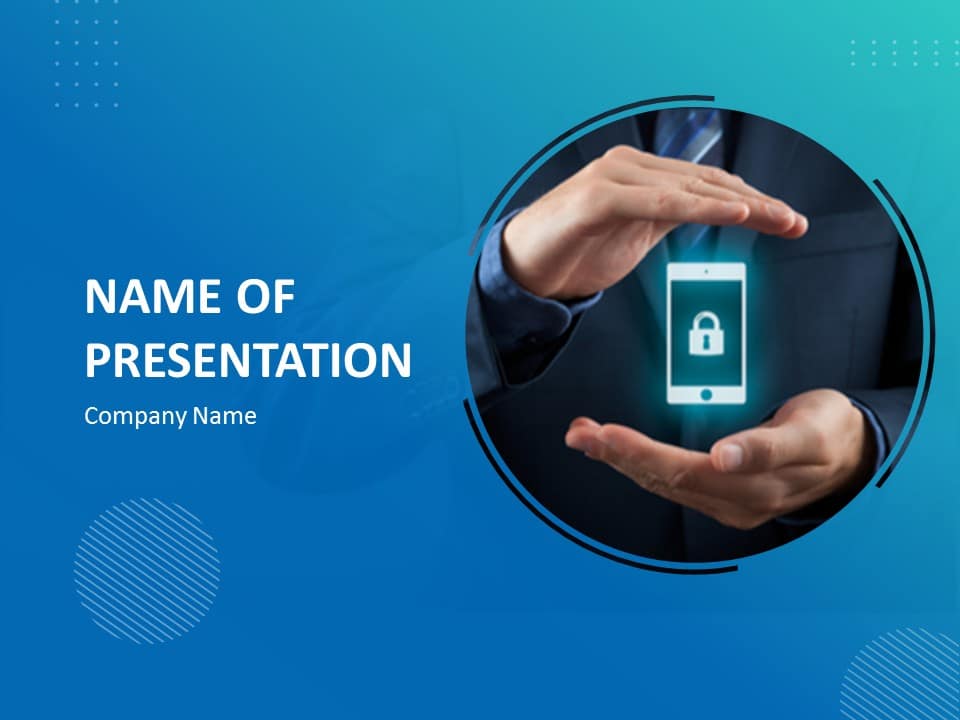 Mobile Cover Slide 02 PowerPoint Template