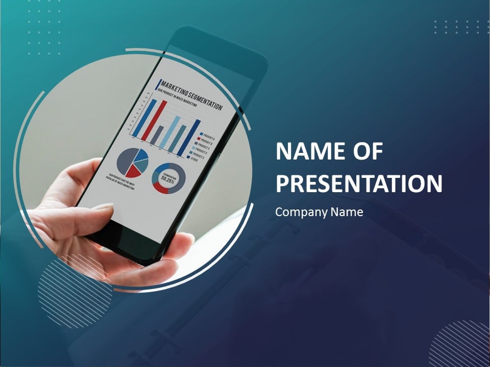 Mobile Cover Slide 04 PowerPoint Template