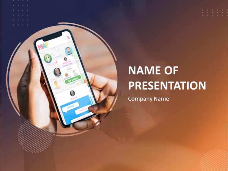 Mobile Cover Slide 05 PowerPoint Template