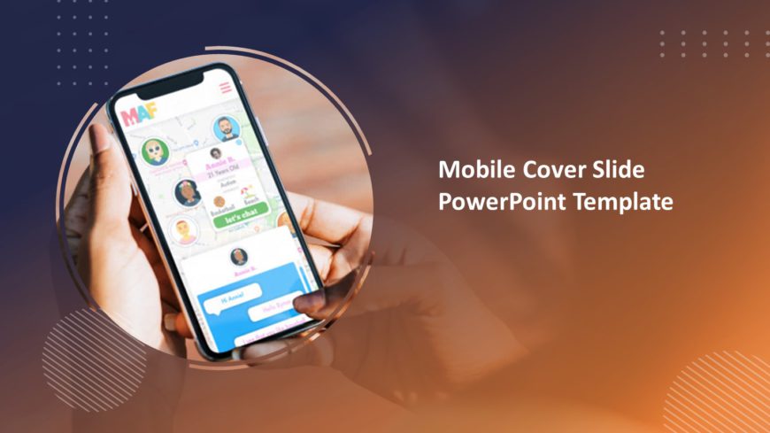 Mobile Cover Slide 05 PowerPoint Template