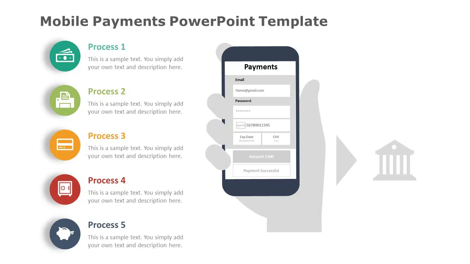 Mobile Payments PowerPoint Template & Google Slides Theme