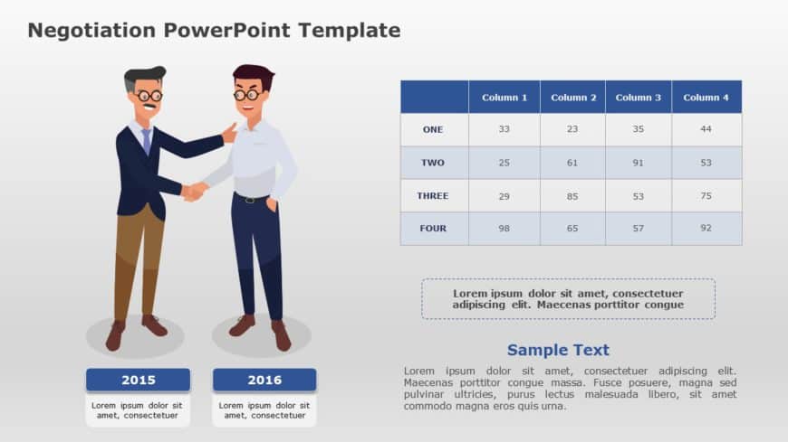Negotiation 02 PowerPoint Template