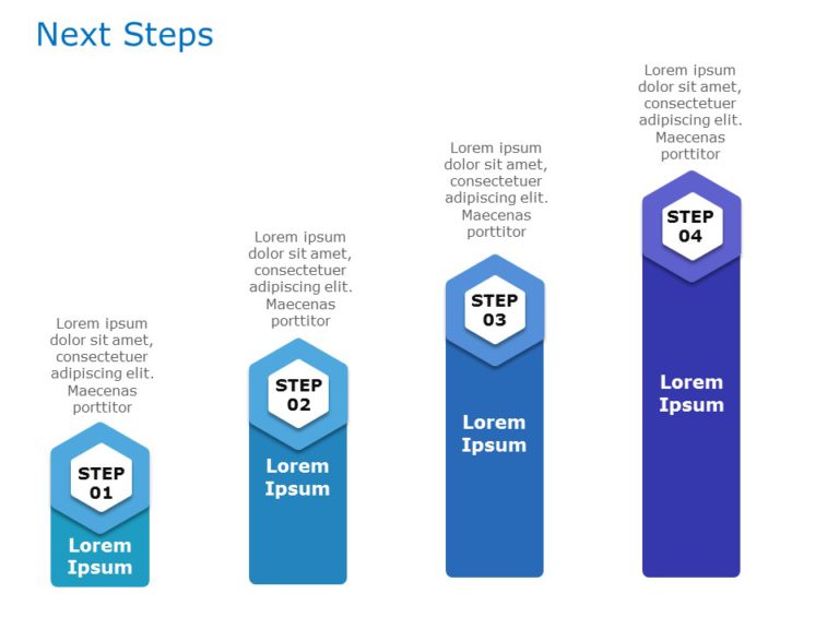 Next Steps 04 PowerPoint Template