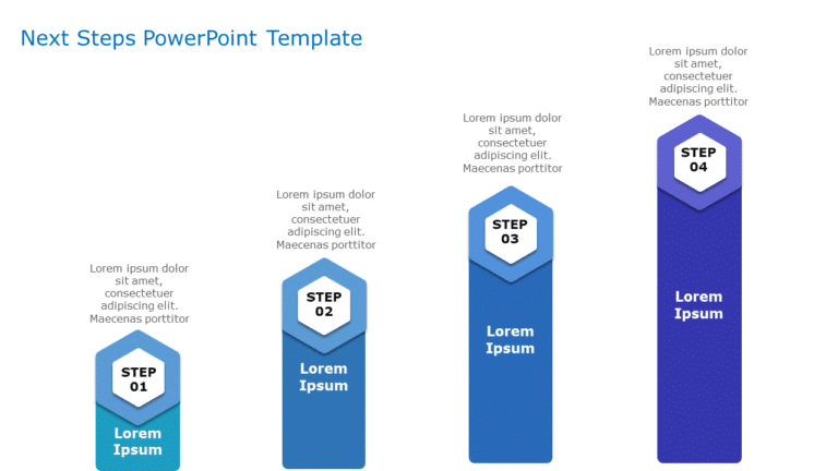 Next Steps 04 PowerPoint Template & Google Slides Theme