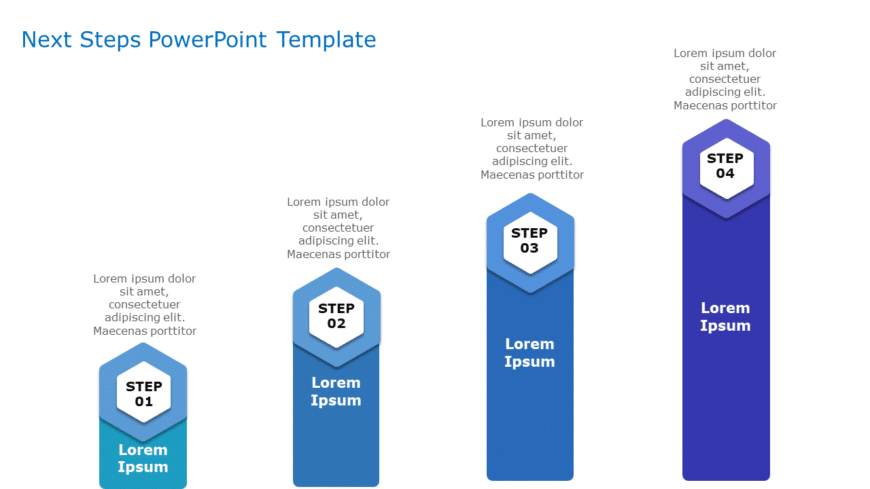 Next Steps 04 PowerPoint Template