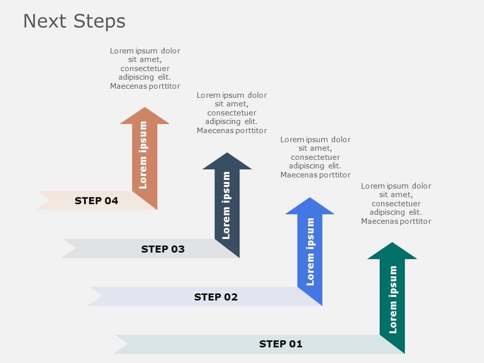 Next Steps 05 PowerPoint Template