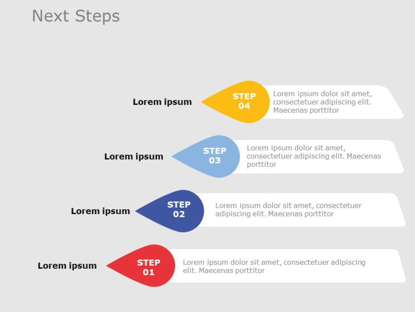 Next Steps 07 PowerPoint Template | SlideUpLift