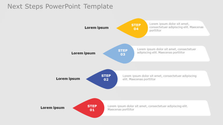 Next Steps 07 PowerPoint Template & Google Slides Theme