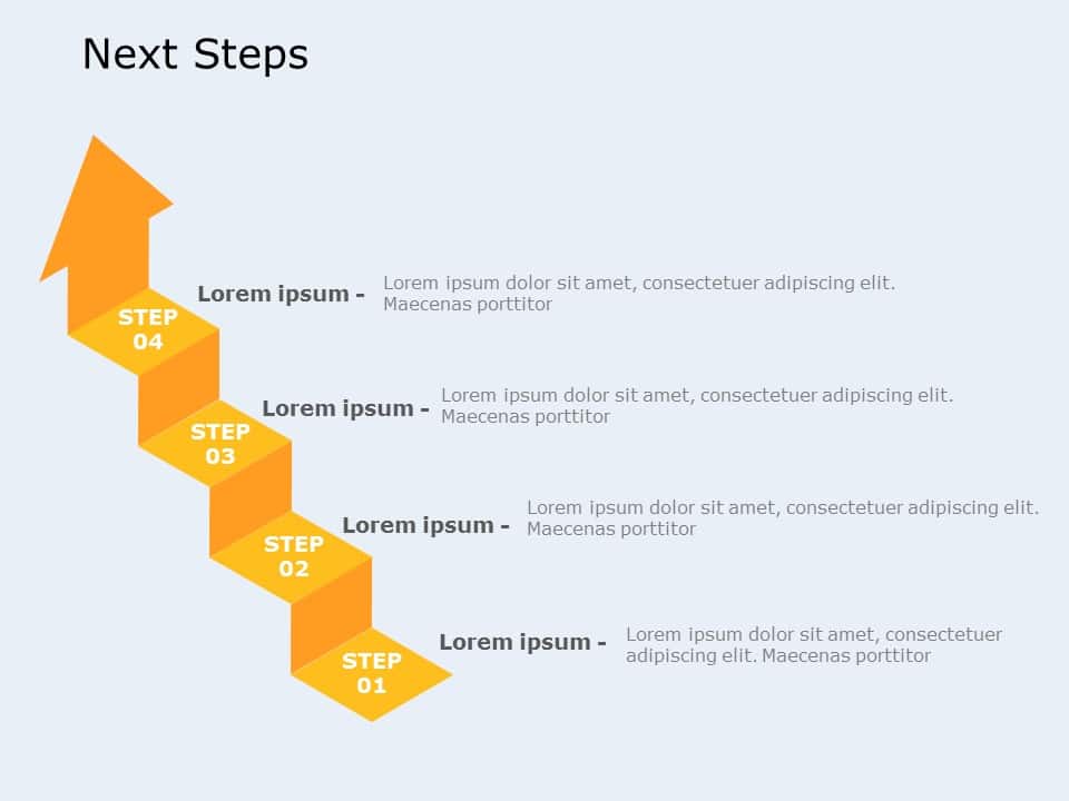 Next Steps 08 PowerPoint Template