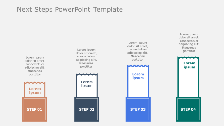 Next Steps 12 PowerPoint Template & Google Slides Theme