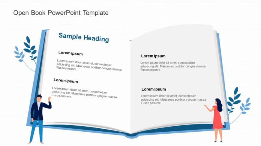 Open Book 02 PowerPoint Template