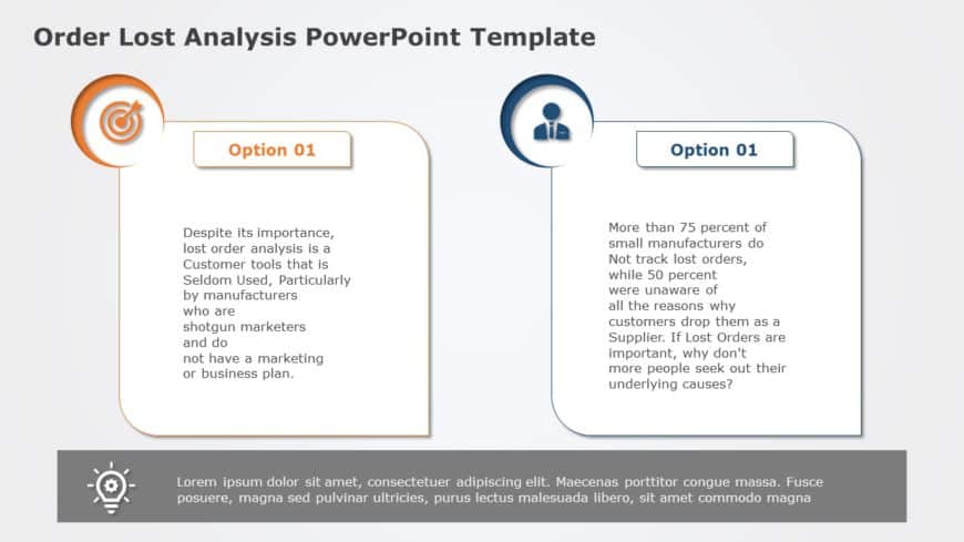 Order Lost Analysis 02 PowerPoint Template