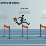 Overcoming Hurdles PowerPoint Template