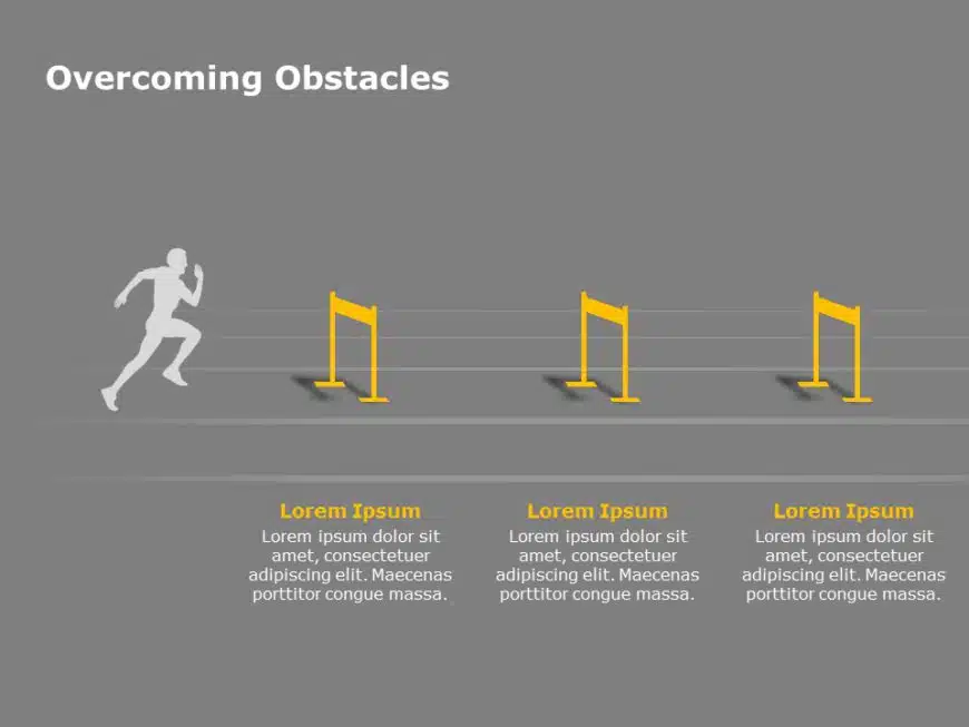 Overcoming Obstacles PowerPoint Template