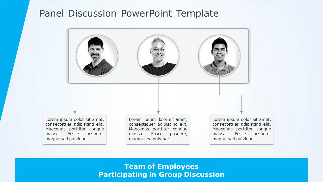 Panel Discussion 05 PowerPoint Template & Google Slides Theme