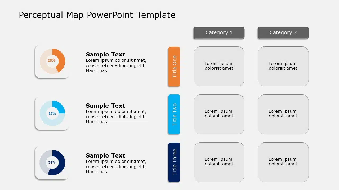 Perceptual Map 02 PowerPoint Template & Google Slides Theme