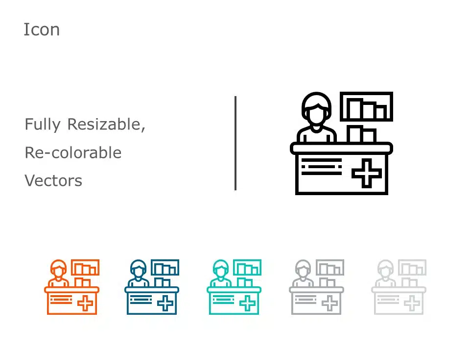 Pharmacy Icon 04 PowerPoint Template & Google Slides Theme