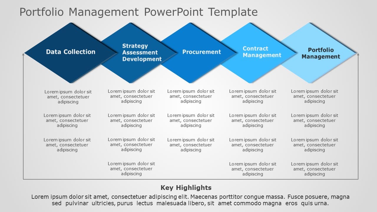 Portfolio Management PowerPoint Template & Google Slides Theme