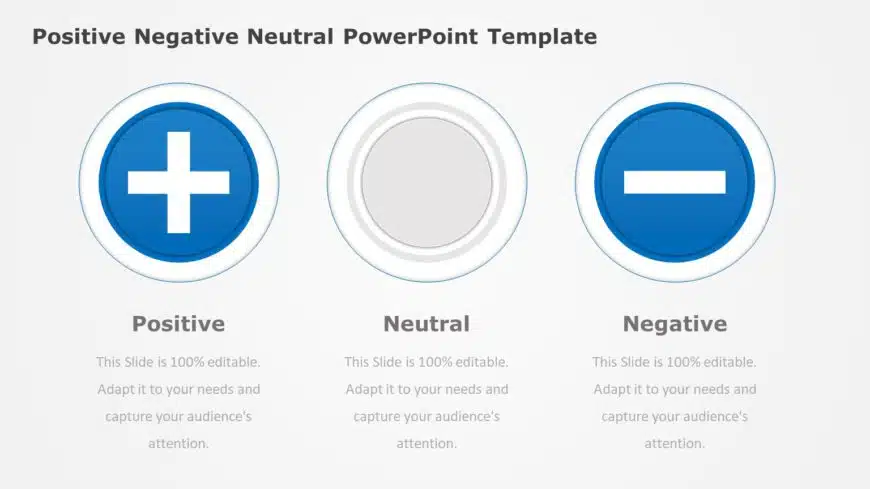 Positive Negative Neutral 01 PowerPoint Template