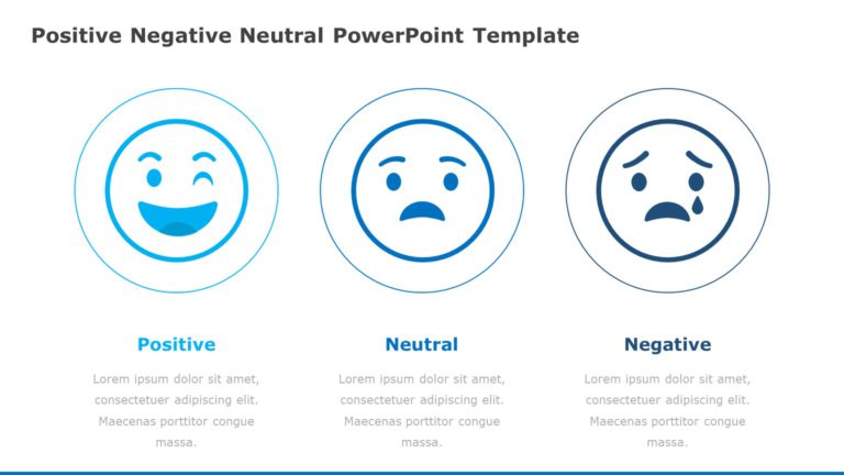 Positive Negative Neutral 03 PowerPoint Template & Google Slides Theme