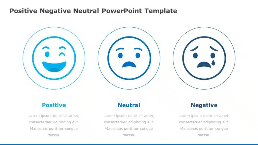 Positive Negative Neutral 03 PowerPoint Template