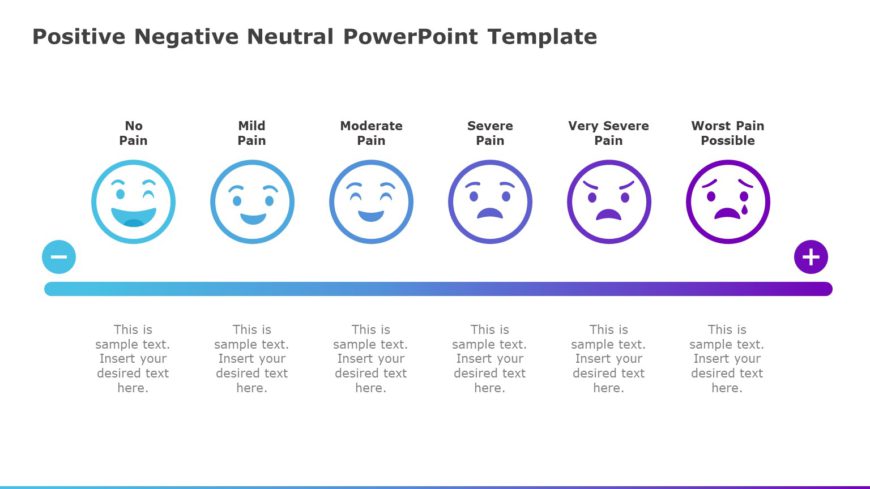 Positive Negative Neutral 05 PowerPoint Template