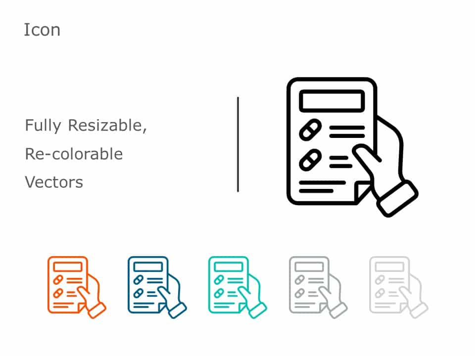 Prescription Icon 03 PowerPoint Template & Google Slides Theme